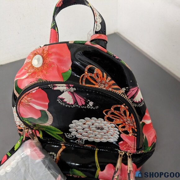 NWT  Le Miel 3 in 1 Convertible Backpack with wallet and coin pouvch main image 6